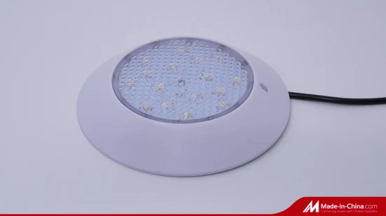 Luce subacquea LED RGB 18W/24W IP68 impermeabile, luce per piscina ultrasottile montata a parete