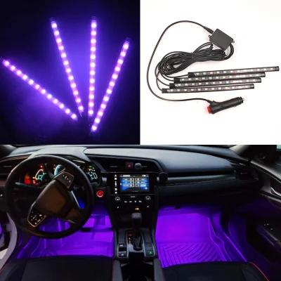 Lampada colorata per interni auto con controllo APP Lampada LED per atmosfera a piedi Altri accessori per luci per auto