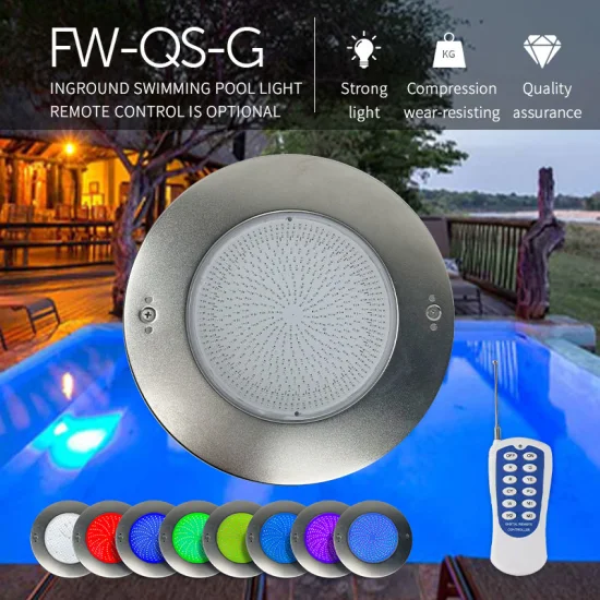 Luce per piscina LED RGB impermeabile IP68, luce subacquea per piscina che cambia colore controllata da WiFi remoto