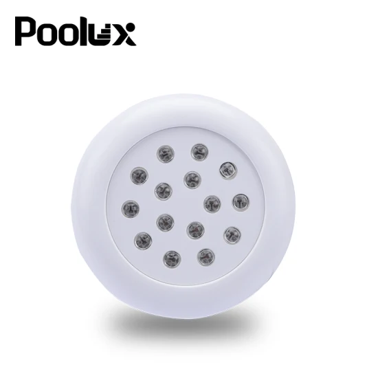 2022 Nuova luce subacquea per piscina a LED ad alta potenza montata su parete PC Slim Light 13mm riempita di resina