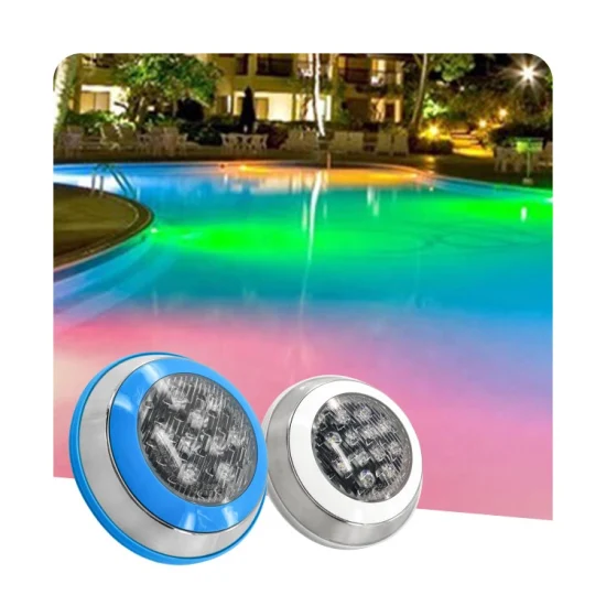 Luci per piscina galleggianti IP68 25W RGB, luci per piscina subacquee a LED montate in superficie telecomandate